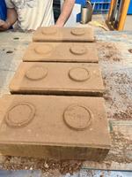 Machine manuelle de fabrication de briques en terre cuite emboîtables 2-40 pour l'Afrique