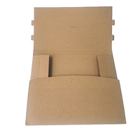 Emballage écologique Boîte d'emballage pour vêtement en papier kraft Boîte d'emballage pour t-shirt Boîte pliable pour vêtement avec logo personnalisé