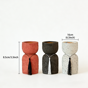 LOGO'NİZ Seramik H Şekilli Elde Tutulan Arap Ud Tütsü Yakıcısı ve Konik Tütsü Tutucu - Ramazan Bayramı Dini Terapötik Koku Giderici - Product Image 2