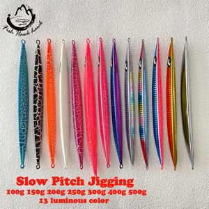 ORJD vente en gros/au détail 100g 150g 200g 250g 300g 400g 500g couleurs <span class=keywords><strong>de</strong></span> fissures lumineuses <span class=keywords><strong>leurre</strong></span> <span class=keywords><strong>de</strong></span> pêche à pas lent en eau salée - Product Image 3