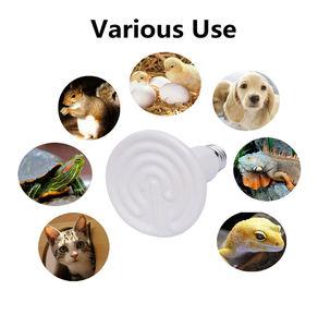 Großhandel Eidechsen Heiz lampe 25w/40w/60w/100w/150w Keramik Wärme strahler Reptilien Wärme lampe Birne für Reptilien - Product Image 4