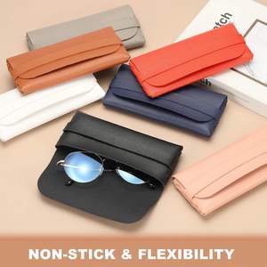 Factory Wholesale Low Price High Quality Soft PU Leather Embossed Velvet Lining Handmade Travel Portable Glossy Lamination - Product Image 4