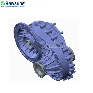 Rawsuns AC Motor invertör otomatik şanzıman paralel şaft düşürücü + diferansiyel elektrikli araç dönüşüm kiti EV şanzıman