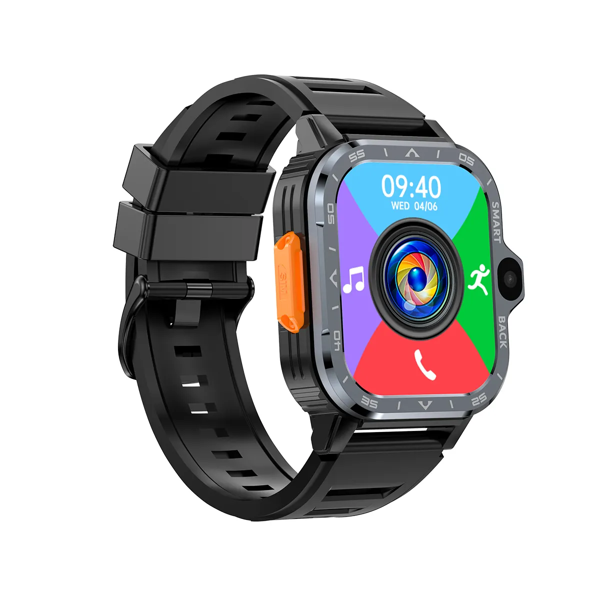 2024 mejor 1,99 pulgadas deportes Smart PDG Watch 4G llamadas Smartwatch tarjeta SIM Fitness Tracker Dw89 Google play Dowloard Watch8