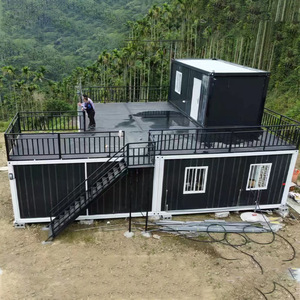 Bâtiment administratif modulaire CE, 2 étages, structure en acier, bureau, conception libre, panneau isolé écologique, utilisation toute l'année, mobile - Product Image 3