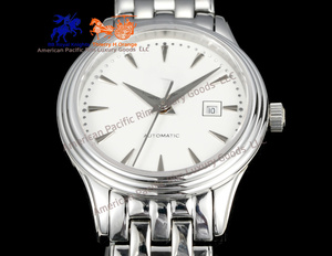 Reloj de pulsera clásico redondo para mujer con indicador de fecha, reloj de vestir informal de negocios con correa de acero inoxidable - Product Image 3