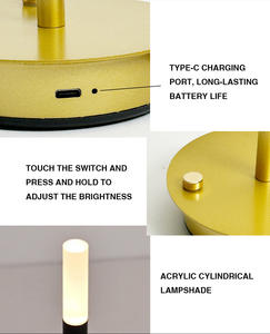 Moderne minimalistische nachttischlampe fürs wohnzimmer oder restaurant einfaches licht heimdekoration beleuchtung led-tischlampen - Product Image 5