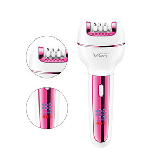 เครื่องกำจัดขน VGR V-732 IPX5 สำหรับผู้หญิง เครื่องโกนขนไฟฟ้า ชุดอุปกรณ์ดูแลขน กำจัดหนังด้าน สำหรับใบหน้า ลำตัว บริเวณขาหนีบ เครื่องเล็มขนบิกินี่ กำจัดขน - Product Image 2
