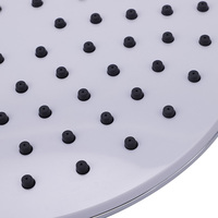 Pommeau de douche suspendu chromé ABS à effet pluie, haute pression, sortie d'eau unique, installation facile, pour salle de bain, hôtel, toilettes