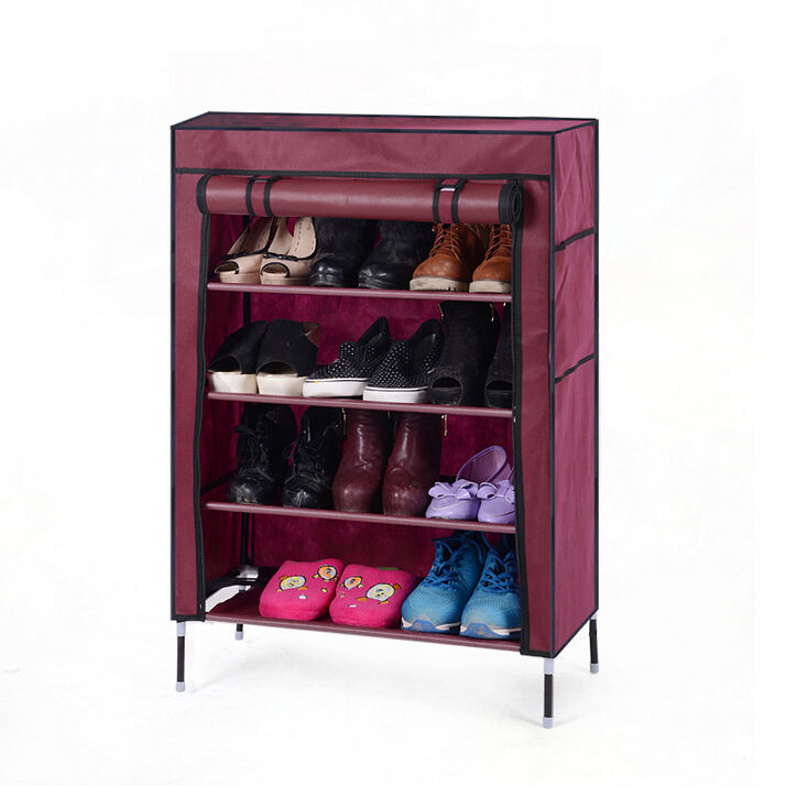 Small Red Shoe Organization Small Shoe Rack, Heavy Duty Shoe Shelf