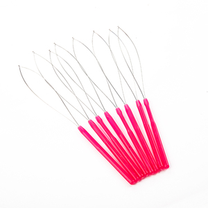 Ago all'uncinetto per anello di estensione dei capelli microrings ad ago per capelli all'uncinetto tirando gli strumenti di estensione dei capelli dell'ago - Product Image 6