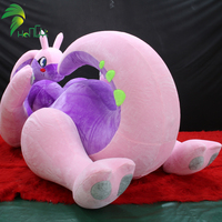 Nouveau jouet en peluche gonflable géant de dragon à double couche Hongyi, animation gonflable