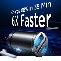 100W Mini Usb Car Charger Tipe C QC 3.0 Produk Dropshipping 2026 Adaptor Pengisian Daya Super Cepat untuk Samsung iPhone iPad Xiaomi