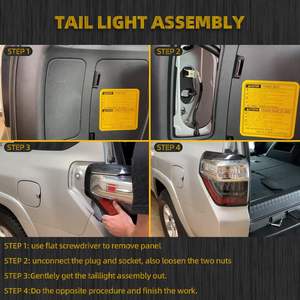 Luces Traseras LED para Toyota 4Runner 2016 2017 2018 2019, Tercera Luz de Freno, Conector de Luz de Freno, Reflector - Product Image 3