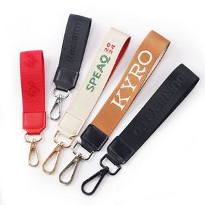Porte-clés en cuir personnalisé de haute qualité avec logo tissé, porte-clés personnalisé, cordon de cou, cadeau - Product Image 2