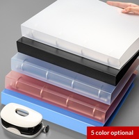 Carpeta Portadocumentos Personalizada con Logotipo, Material PP, Impresión UV, con Clip y Anillas para Uso Escolar