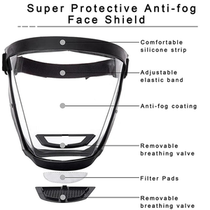 Protector Facial Transparente Antivaho para PC, Protección Facial Completa con Clasificación ATPV de 10.8cal/sqcm - Product Image 5