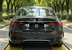 Kit de Carrocería W213 a W214 E63 para <span class=keywords><strong>Mercedes</strong></span> Benz Clase <span class=keywords><strong>E</strong></span> W213, Actualización a W214 E63 AMG, Parachoques Delantero y Trasero, Guardabarros, Capó, Faros LED, Parrilla - Product Image 6