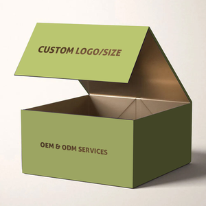 Mang nhãn hiệu lá vàng Logo Cmyk thiết kế in ấn thân thiện với môi tùy chỉnh quần áo bao bì các tông Hộp quà tặng sang trọng có thể gập lại hộp - Product Image 3