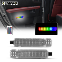 Lumière de courtoisie de panneau de porte de voiture LED RVB sans erreur de Canbus pour Chevrolet pour Hummer pour Cadillac lumière de porte de bienvenue