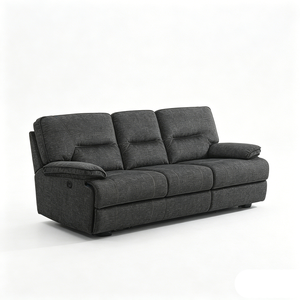 Conjunto de sofá reclinable plegable de tela con diseño moderno convertible para dormitorio y sala de estar - Product Image 6