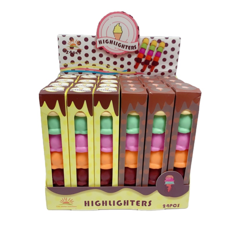 Симпатичная перьевая ручка для письма, дизайн мороженого, маркер, ручка для горячей продажи