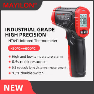 Mayilon ht641b-50c-600c (-58f-1112f) instrumentos de temperatura de arma industrial digital - Product Image 4