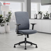 Chaise de bureau pivotante pour personnel, design moderne et exécutif, inclinable, en tissu de haute qualité, en promotion, à prix abordable