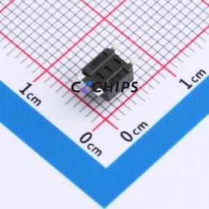 F4B043211T Tactile <b>Switch</b> SMD-4P,4.5x4.5mm <b>Switch</b> Single Pole Single Throw Round Button 2.6N 4.5mm - Product Image 2