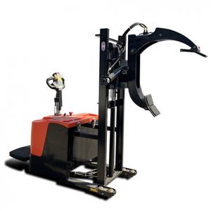 Capacidad de 1,5 toneladas 2,5 m 3m altura de elevación Carretilla elevadora eléctrica apiladora con abrazaderas de pacas - Product Image 6