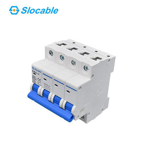 Slocable 1-63A 2P 3P 4P 250v 500v 750v <span class=keywords><strong>Dc</strong></span> Mini disjoncteur pour système d'alimentation solaire - Product Image 1