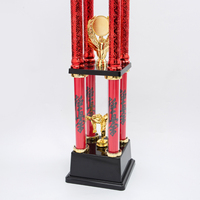 Trofeo de Artes Marciales de Taekwondo y Karate de Plástico de 3 Niveles con Diseño Personalizado para la Liga de Campeones SZ17