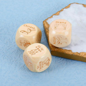 Kỷ Niệm Giáng Sinh Quà Tặng Sinh Nhật Cutstom Bằng Gỗ Ngày Đêm Tình Yêu Tình Dục Xúc Xắc Cho Các Cặp Vợ Chồng - Product Image 2