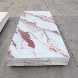 Panneau mural SPC résistant à l'humidité, ignifuge, avec motifs dorés et marbrés pour la décoration murale intérieure - Product Image 4