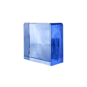 Ladrillo de bloque de vidrio decorativo para tabique de pared, Mostrador de Silla, 100x100x50mm, cuadrado, resistente, Color fundido <span class=keywords><strong>en</strong></span> caliente, proveedores de bloques de ladrillos de vidrio - Product Image 1