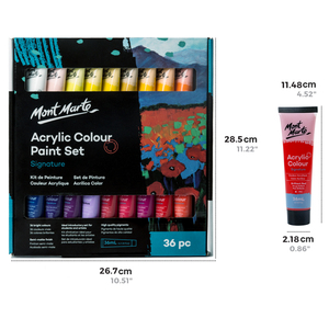 Ensemble de <span class=keywords><strong>peinture</strong></span> acrylique Mont Marte 36 pièces x 36 ml - Product Image 2