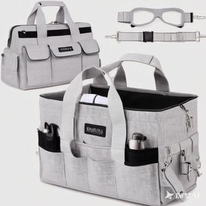 Free sample Multifunctional <b>Folding</b> 600d Oxford Waterproof Tote Pattern Toolkit Multi-Pocket High Capacity Tool <b>Bags</b> Backpack - Product Image 3