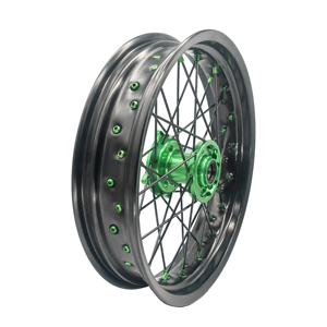 Ruedas <span class=keywords><strong>Supermotard</strong></span> de Aleación de Alto Rendimiento de 17 Pulgadas para Motocicleta Supermoto para KAWASAKI <span class=keywords><strong>KLX</strong></span> KX KXF 450 - Product Image 6