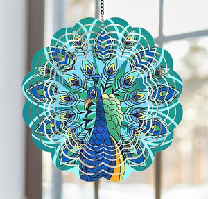 OEM <b>Garden</b> <b>Wind</b> <b>Spinners</b> for Women Mom Hanging <b>Wind</b> Chimes <b>Wind</b> Sculpture for Halloween Christmas Thanksgiving Ornament Gifts - Product Image 2