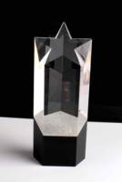 Cristal gravé au laser 3D, prix papal, cadeau personnalisé