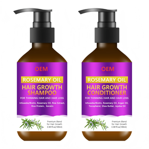 Champú Orgánico Hidratante para <span class=keywords><strong>el</strong></span> Crecimiento del <span class=keywords><strong>Cabello</strong></span>, Anticaspa, con Romero, Aceite y Acondicionador para <span class=keywords><strong>el</strong></span> Crecimiento del <span class=keywords><strong>Cabello</strong></span> para Hombres y Mujeres, Venta al Por Mayor - Product Image 1