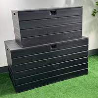 Nouvelle conception de boîte de rangement carrée pour coussins de patio extérieur, imperméable