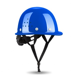 Casque de sécurité rouge de type V, suspension à 6 points, non rainuré, pour la construction - Product Image 4