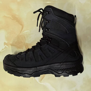 Bottes tactiques en cuir noir DF26, imperméables, légères, pour la randonnée, toutes saisons, chaussures de trekking pour l'extérieur - Product Image 4