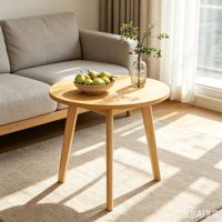 Table basse ronde design moderne pour salon, table à thé, table d'appoint, mobilier de maison