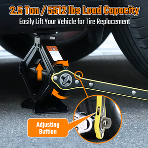 أدوات طوارئ السيارة الصلب لتوفير العمالة ، جودة عالية ، هزاز يدوي ، أعلى دعم ، مقبس القص ، سعة 1T ، رفع السيارة - Product Image 4