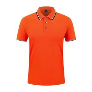 Hot Selling Cotton Polyester Custom Logo Men Polo Shirts Blank Plain Men Golf Short Sleeve Men T Shirt Polo Shirt
