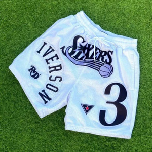 Nouveauté été, shorts décontractés amples pour hommes et femmes, en toile respirante et écologique 100% coton, vintage, avec poche vierge pour logo personnalisé - Product Image 6