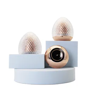 계란 모양 50g 골드 플라스틱 화장품 포장 베이비 바디 로션 크림 페이셜 크림 용기 용기 용기