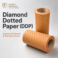 Papier diamanté à points DMD de classe F pour isolation électrique de transformateurs, fabrication chinoise